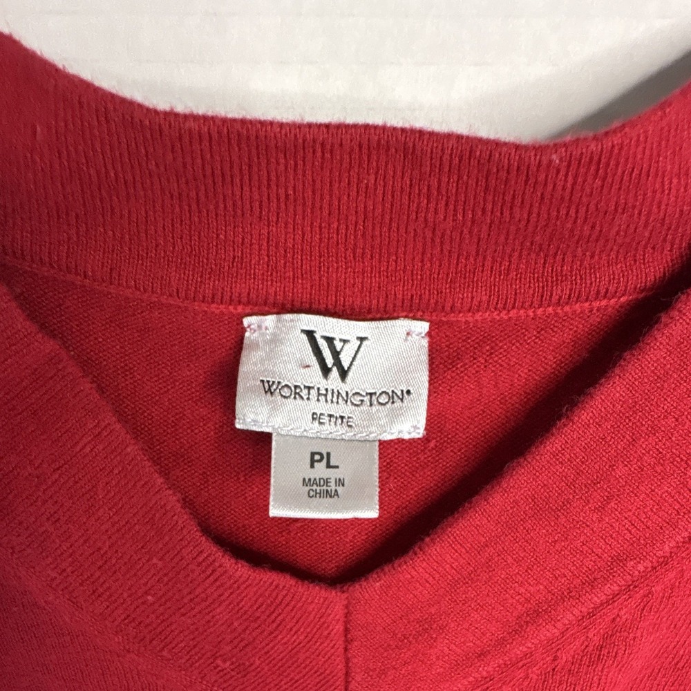 Worthington Women's Sweater Size PL - Picture 2 of 4